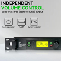 Paulkitson PSM1000 Système de monitoring intra-auriculaire sans fil professionnel UHF 542-578MHz double canal Équipement audio professionnel