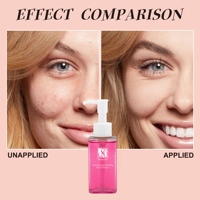 Nettoyant Visage Quotidien en Gel Moussant à l'Extrait de Ginseng Rouge Nettoyant en Profondeur, Hydratant, Purifiant les Pores et Contrôlant le Sébum