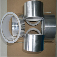 Ruban adhésif en aluminium ignifuge de haute qualité, simple face, activé par l'eau, longueur 20 m, résistant à la chaleur, pour masquage