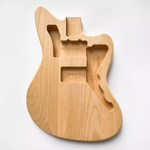 Cuerpo de guitarra sin acabar estilo leopardo de aliso personalizado para kits de construcción DIY - Product Image 1