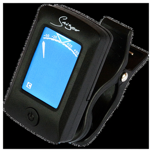 Clip de afinador digital cromático Saiy para guitarra, bajo, violín, ukelele, accesorio universal para instrumentos, material plástico - Product Image 1