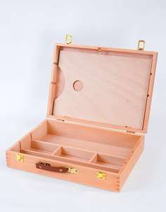 CPatrick Fournisseur d'articles d'art en gros Boîte à outils de dessin portable en bois pour artiste avec <span class=keywords><strong>palette</strong></span> - Product Image 1