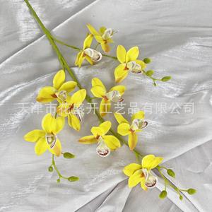 Artificial Orchid <b>Flower</b> <b>Single</b> Branch QZL-01 High Simulation PVC Wedding Decoration - Product Image 4