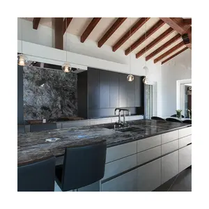 Lemurian Blue Granite Counter Top For Kitchen Room