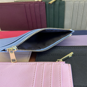 Portafoglio personalizzato da donna in finta pelle con Zip <span class=keywords><strong>e</strong></span> porta carte di credito - Product Image 3