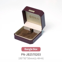 Coffret à bijoux en cuir PU de luxe pour boucles d'oreilles et bagues - Coffret cadeau personnalisable haut de gamme avec logo, boîte d'emballage pour bijoux