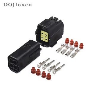 Conector Denso impermeable de 4 pines 174257-2 para cableado eléctrico automotriz, para sensor de oxígeno de MAZDA <span class=keywords><strong>626</strong></span> 98-00 - Product Image 1