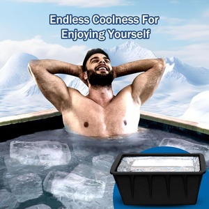 Dễ dàng phát hành thêm lớn <span class=keywords><strong>Silicone</strong></span> <span class=keywords><strong>Ice</strong></span> <span class=keywords><strong>Block</strong></span> khuôn với nắp <span class=keywords><strong>BPA</strong></span> miễn phí tái sử dụng lớn <span class=keywords><strong>Ice</strong></span> Cube khuôn mẫu cho lạnh Plunge bồn tắm - Product Image 6