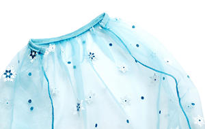 ชุดเจ้าหญิงเอลซ่าแขนยาวปักเลื่อมสำหรับเด็กผู้หญิงชุดคอสเพลย์วันฮาโลวีนงานแฟนซีงานปาร์ตี้สำหรับเด็กเทศกาลคริสต์มาส - Product Image 6