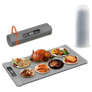 4 giờ mới nóng lên thực phẩm Mat nhiệt Silicone sưởi ấm Mat thực phẩm nóng lên khay cuộn lên khay nóng lên điện - Product Image 3