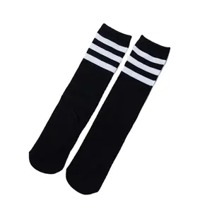 Custom design knee high soccer socks 1-13 Years Old sports socks Toddler Stripes Soccer Socks