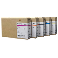 Cartucho Original PFI-3870 Completo para Plotters PRO526/546/566 GP/526S/546S/566S, Impresión Digital, MBK/BK/Amarillo/Rojo