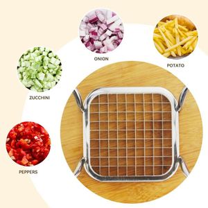 Coupe-légumes multifonction 5 en 1 en acier inoxydable pour pommes de terre, fruits, frites et autres préparations - Product Image 3