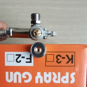 Пневматический краскопульт F-2 Mini с соплом 0,5 мм, распылитель воздуха, кисть, инструмент для покраски из сплава, емкость бачка 250 мл, Китай - Product Image 5