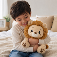 Peluche de León Suave y Adorable de Primera Calidad, con Logotipo Personalizado, Mascota de Marca, Muñeco de Animal para Regalo, Promoción, Colección Infantil, Fábrica OEM