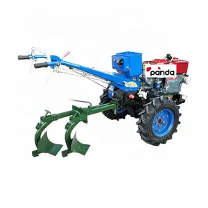 Mini cultivador rotativo diésel de cuatro ruedas, máquina de arado agrícola