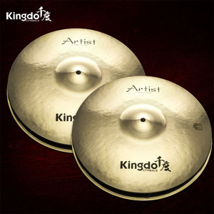 2026 Kingdo Factory Ensemble de <span class=keywords><strong>cymbales</strong></span> Hi-hat B20 Artist Bright 14'' professionnelles faites à la main - Product Image 4