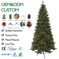 UMIND 2026 Nouvelle Arrivée Sapin de Noël Artificiel en PVC Écologique de Haute Qualité, Aiguilles de Pin Réalistes pour l'Intérieur