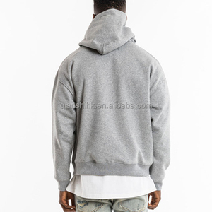 เสื้อมีฮู้ดผ้าฟลีซเทอร์รี่ครอปโอเวอร์ไซส์500Gsm จากผู้ผลิตเสื้อผ้าฝ้าย100% - Product Image 6