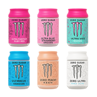 Pots de canette de soda en plastique durable de style Halloween de 100ml pour l'emballage de collations-Gâteau Gelée Bonbons Nourriture pour bébé