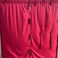 S37 Custom Red Background Decor Rose Floral Wall Backdrop Panel 3d Roll up Fabric Artificial Silk Rose Flower Wall for Wedding