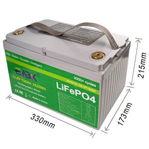 近100% 放电深度高尔夫球车锂电池12v 150ah电信塔 - Product Image 1