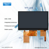 Papan PCB Pengontrol Antarmuka MCU SSD1963 dengan Layar Sentuh Kapasitif Resolusi 480*272 Ukuran 4,3 Inci