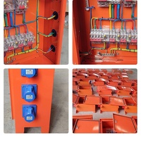 Boîtier de distribution d'énergie portable temporaire haute et basse tension pour extérieur, armoire électrique de chantier temporaire