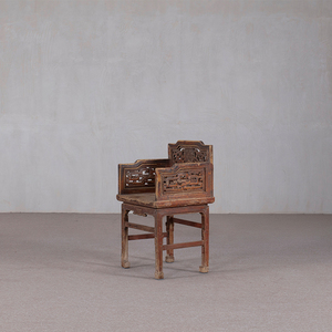 Chaise individuelle en bois massif de style antique, sculptée à la main avec un <span class=keywords><strong>dragon</strong></span> et un symbole de longévité, respectueuse de l'environnement, de style chinois traditionnel - Product Image 2