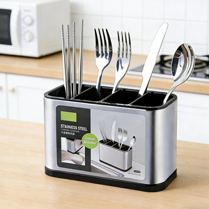 Dish <b>Soap</b> Dispenser 3-in-1 Sponge <b>Holder</b> for Kitchen Sink Stainless Steel, Rustproof - Product Image 4