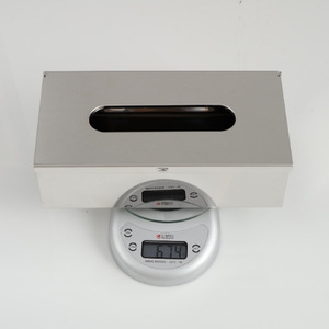 Caja Rectangular de Pañuelos Faciales de Acero Inoxidable, Soporte de Papel de Mesa de Lujo, Soporte de Pañuelos Montado EN LA Pared para Toliet, Hotel, Cocina - Product Image 4