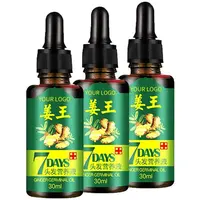 Chinese Herbal Formula Plant Extract Ginger Hair Growth Serum with Ginseng Polygonum Multiflorum Angelica Essence