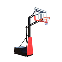 Canasta de Baloncesto Portátil Profesional para Exteriores, Ajustable, con Soporte para Adultos