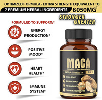 Capsules de racine de maca noire de marque privée personnalisées pour l'exportation