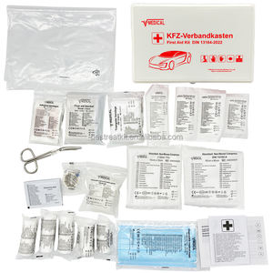 Trousse de premiers soins ABS/PP pour le <span class=keywords><strong>sac</strong></span> de premiers soins sur route de sauvetage de sécurité automobile avec dispositifs <span class=keywords><strong>d</strong></span>'aide à <span class=keywords><strong>contenu</strong></span> DIN13164-2022 inclus - Product Image 3
