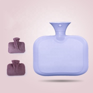 Sac d'eau chaude de vente chaude pour le soulagement de la douleur longue bouteille d'eau chaude en caoutchouc de 500ml avec couvercle - Product Image 3