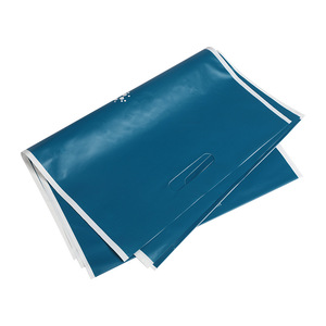 Custom Made <b>Plastic</b> <b>Tote</b> Bag Four Finger Flat Mouth Multi Color Promotional Usage - Product Image 3