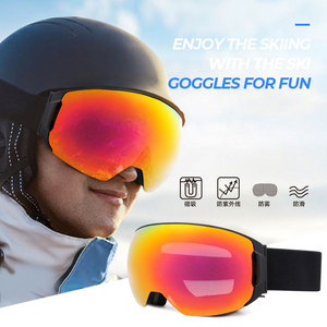 OEM biểu tượng tùy chỉnh trượt tuyết kính bán buôn chống sương mù từ ống kính có thể tháo rờ<span class=keywords><strong>i</strong></span> Snowboard Kính thể thao kính cho nam giớ<span class=keywords><strong>i</strong></span> - Product Image 2