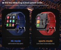 Reloj Inteligente APPLLP 3 MAX de 2.02 Pulgadas con Pantalla TFT, Rastreador de Actividad Física, Wifi, GPS, Respuesta a Llamadas, Correa de Goma, Tarjeta SIM, 4G LTE HD, Cámaras Duales