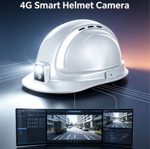 Caméra embarquée industrielle 4G avec gestion vidéo, surveillance, alerte SOS et interphone PTT pour la sécurité des travailleurs - Product Image 1