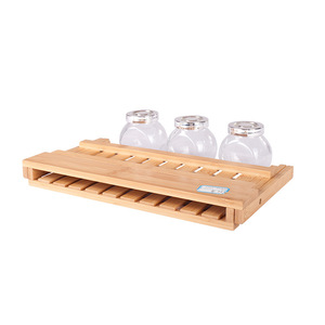 Estante para condimentos, estante de almacenamiento para cocina, estante de bambú para utensilios de cocina y condimentos, estante para condimentos - Product Image 2