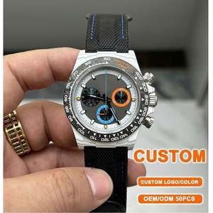 Reloj Mecánico Automático de Lujo Personalizado de Alta Calidad para Hombre con Movimiento 4130, Esfera de Fibra de Carbono, Diseño Deportivo Impermeable - Product Image 1