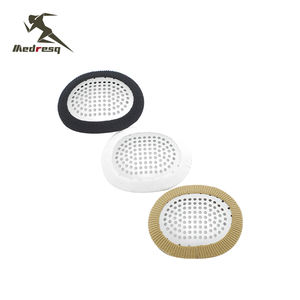 Parche convexo Parche transparente para ojos Protector ocular de metal Cirugía de cataratas Protector ocular de aluminio con cubierta de tela - Product Image 1