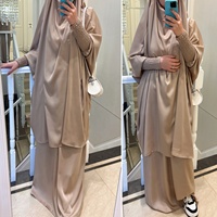 Zifeng OEM Vetements Femme Islamique En Soie Robe Eid costume Robe Abaya