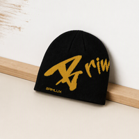 Chapeau d'hiver en tricot jacquard personnalisé avec logo brodé pour homme et femme, en acrylique, pour le ski, la course à pied, le golf et les activités de plein air