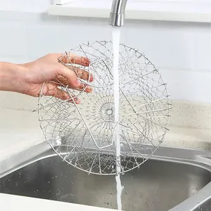 Zenidoo Multifunction Eco-Friendly Stainless Steel Colanders <b>Strainers</b> Vegetable Fruit French Fries Filter Basket Household Oil - Product Image 5