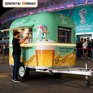 Remorque de restauration mobile 3M en acier inoxydable pour burgers, frites, bière, avec équipement complet certifié DOT et NSF, idéale pour bonbons et chips - Product Image 1