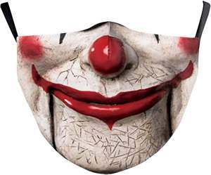 Petrifying Halloween Scary Mask Eleva tu disfraz <span class=keywords><strong>Juego</strong></span> Reutilizable Rhinestone Music Festival Máscaras Colección Navidad - Product Image 6