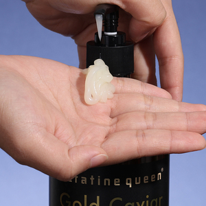 Oem מותאם אישית קוויאר תמצית גופרתי חינם חידוש לחות טיפוח שיער יוקרה טיפול שמפו סט טיפול - Product Image 4