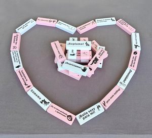 Jeu de blocs espagnol, français, allemand, italien pour couples adultes, jeu de construction de tours colorées, jeu de société amusant pour <span class=keywords><strong>la</strong></span> chambre à coucher, pour femme et <span class=keywords><strong>mari</strong></span> - Product Image 3